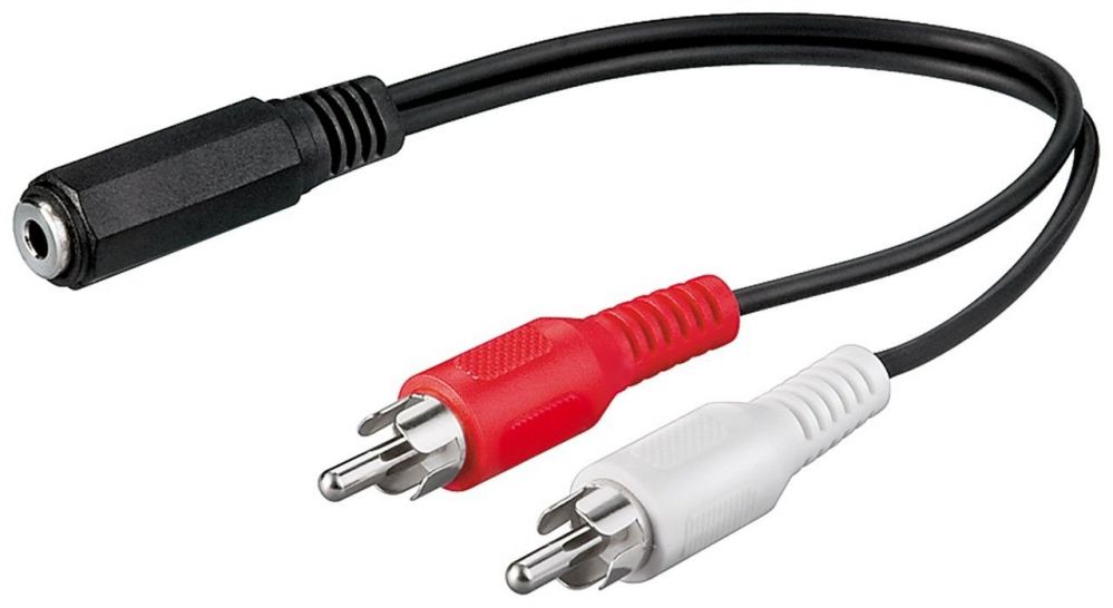 Cable Goobay Audio cable adapter, 3.5 mm 50092
