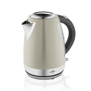 Tējkanna ETA  Kettle ELA 859890070 Standard, 2100 W, 1.7 L, Stainless steel, 360° rotational base, Cream 
