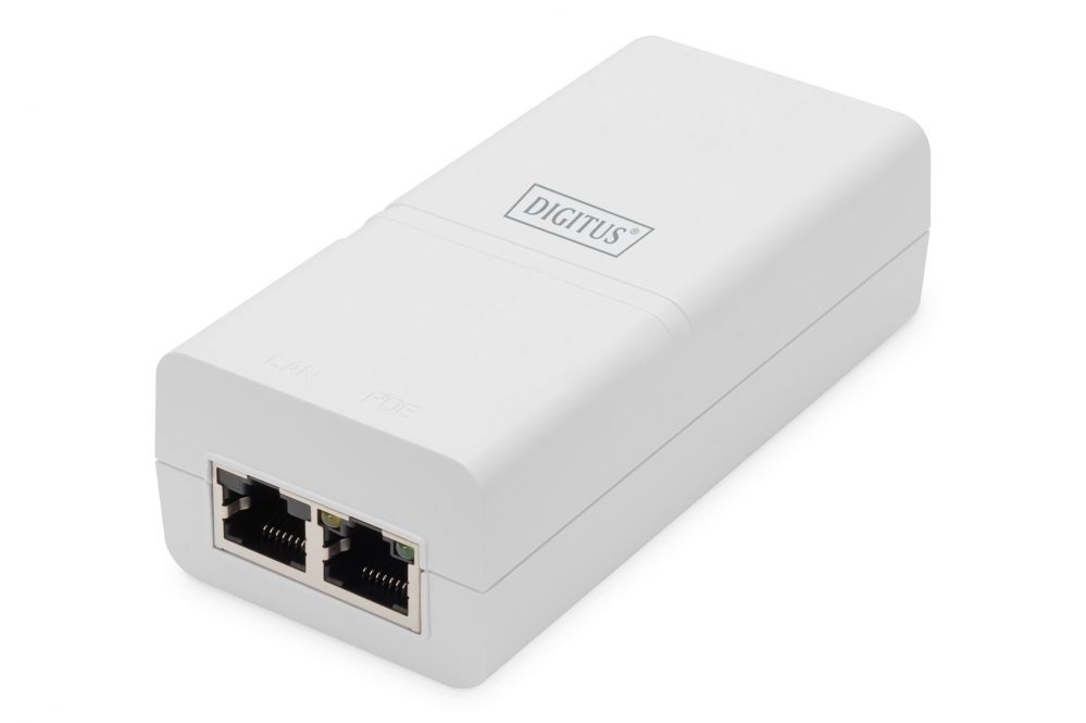 Server - Other Accessories Digitus Gigabit Ethernet PoE+ Injector DN-95132 Ethernet LAN (RJ-45) ports 1xRJ-45 10/100/1000 Mbps Gigabit, 802.3at