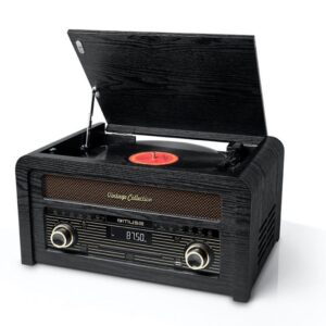 Plaadimängijad Muse  Turntable micro system MT-115W USB port, Bluetooth, CD player, Wireless connection, AUX in, FM radio, 