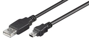 Kabelis Goobay  50767 USB 2.0 Hi-Speed cable, black, 1.8 m 