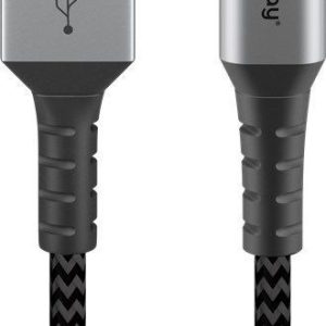 Cable Goobay  USB-C to USB-A Textile Cable with Metal Plugs 