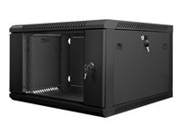 Computer components Lanberg  LANBERG WF01-6606-10B Lanberg wall-mounted rack 19 demounted flat pack 6U/600x600mm black 