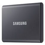 Kompiuterių komponentai Samsung  SAMSUNG Portable SSD T7 1TB grey 