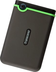 Cietais disks HDD Transcend  External HDD||StoreJet|1TB|USB 3.0|Colour Green|TS1TSJ25M3S 