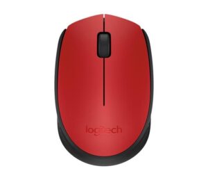 Datora pele Logitech  MOUSE USB OPTICAL WRL M171/RED 910-004641 