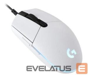 Datora pele Logitech  MOUSE USB OPTICAL G203/WHITE 910-005797 