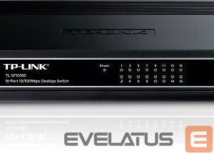 Nevadāms centrmezgls TP-Link  NET SWITCH 16PORT 10/100M/TL-SF1016D 