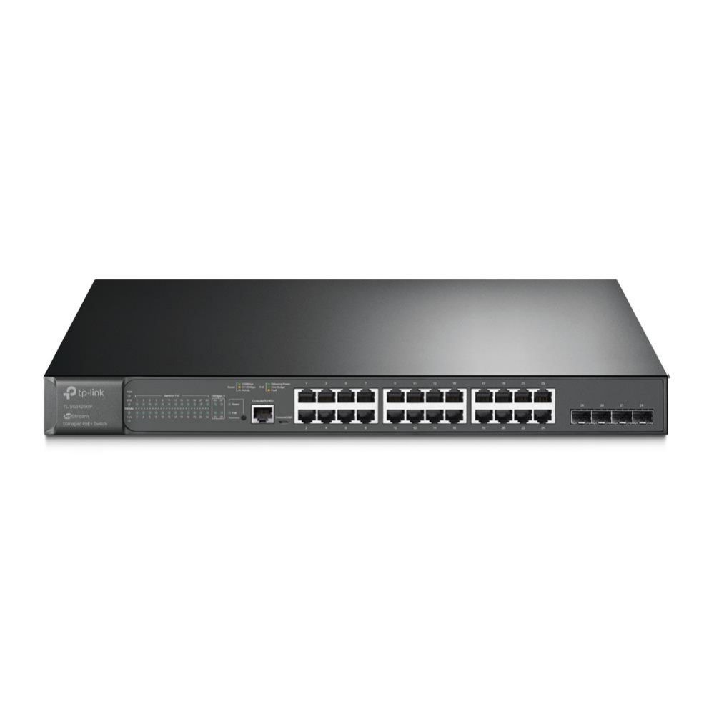 Võrgulülitid TP-Link Switch||TL-SG3428MP|Rack|4xSFP|1xConsole|1|384 Watts|TL-SG3428MP