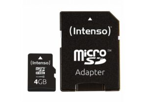 Muu arvutitarvik Intenso  MEMORY MICRO SDHC 4GB C10/W/ADAPTER 3413450 