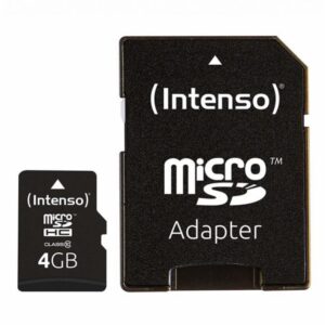 Muu arvutitarvik Intenso  MEMORY MICRO SDHC 4GB C10/W/ADAPTER 3413450 