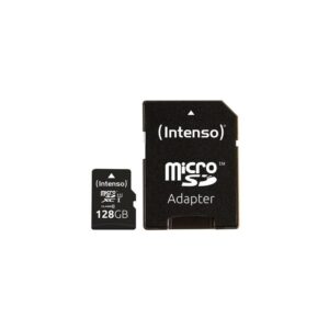 Cita datorprece Intenso  MEMORY MICRO SDXC 128GB UHS-I/W/ADAPTER 3423491 
