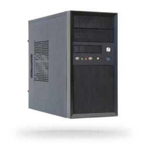 Arvuti korpus Chieftec  Case||MiniTower|MicroATX|Colour Black|CT-01B-OP 