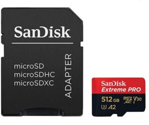 Atmiņas kartes SANDISK BY WESTERN DIGITAL  MEMORY MICRO SDXC 512GB UHS-I/W/A SDSQXCD-512G-GN6MA SANDISK 