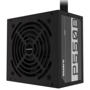 Barošanas bloks Gigabyte  Power Supply||550 Watts|Efficiency 80 PLUS BRONZE|PFC Active|MTBF 100000 hours|P550B 