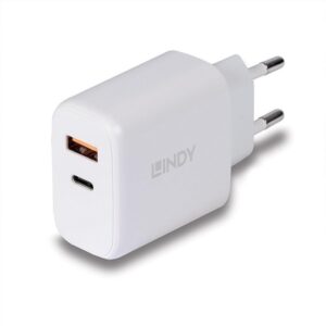 Lādēšanas ierīces un kabeļi LINDY  CHARGER WALL 30W/73424 