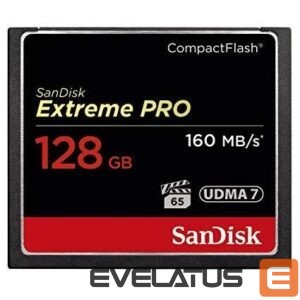 Другой аксессуар для компьютера SANDISK BY WESTERN DIGITAL  MEMORY COMPACT FLASH 128GB/SDCFXPS-128G-X46 SANDISK 