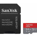 Atmiņas kartes SANDISK BY WESTERN DIGITAL  MEMORY MICRO SDHC 64GB UHS-I/SDSQUAB-064G-GN6IA SANDISK 