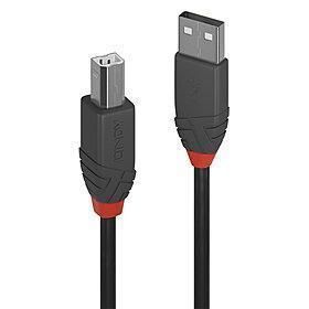 Kabelis LINDY  CABLE USB2 A-B 5M/ANTHRA 36675 