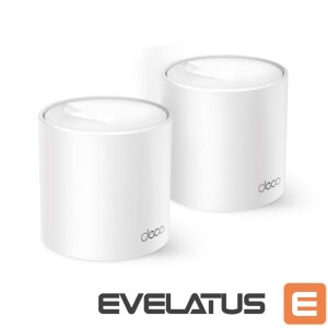 Rūteris TP-Link  Wireless Router||Wireless Router|1500 Mbps|Mesh|Wi-Fi 6|1x10/100/1000M|1x2.5GbE|DHCP|DECOX10(2-PACK) 