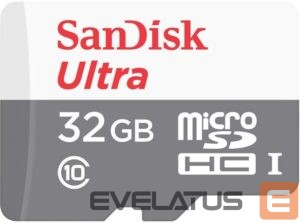 Atmiņas kartes SANDISK BY WESTERN DIGITAL  MEMORY MICRO SDHC 32GB UHS-I/W/A SDSQUNR-032G-GN6TA SANDISK 