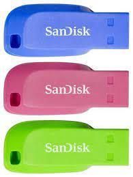 Flash drive SANDISK BY WESTERN DIGITAL  MEMORY DRIVE FLASH USB2 16GB/3PCS SDCZ50C-016G-B46T SANDISK 