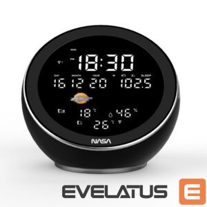 Cita mazā sadzīves tehnika Nasa  WSP1500 black Weather Station/Speaker BT Moon 