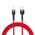 Lādēšanas ierīces un kabeļi Tellur  Data cable USB to Lightning with LED Light, 3A, 1.2m red 