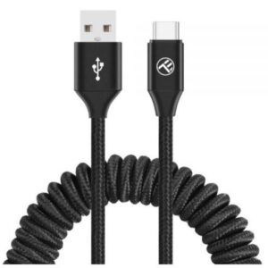 Kabelis Tellur  Data cable Extendable USB to Type-C 3A 1.8m black 