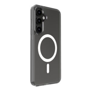 Back panel cover Evelatus Samsung Galaxy S24 FE Clear Case with Magnetic Transparent