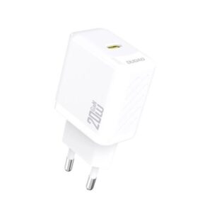 Adapteris Dudao  A26 PD20W GaN USB-C Charger White