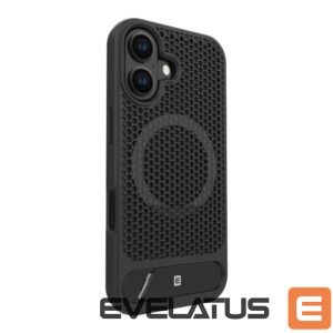 Aizmugurējais vāciņš Evelatus Apple iPhone 17 Premium Case Magsafe With Stand Plastic Black
