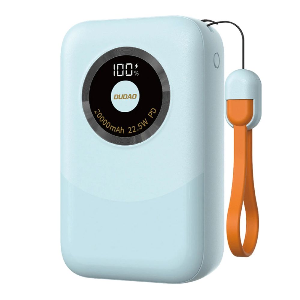 Väline aku Dudao Powerbank Dudao K21 Mini 10000mAh 22.5W USB-A / USB-C Blue