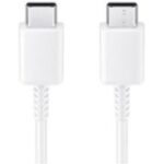 Kabelis Samsung  25W USB-C to USB-C Fast 3A Charging & Data Cable 1m (OEM) White