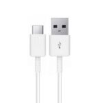 Kabelis Samsung  USB 2.0 to USB-C 3.1 Qualcom Data & Charging Cable 1m (OEM) White