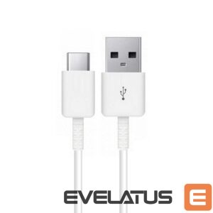 Kabelis Samsung  USB 2.0 to USB-C 3.1 Qualcom Data & Charging Cable 1m (OEM) White