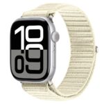 Siksniņa Dux Ducis  Apple Watch 42/44/45/46/49MM YE Nylon Braided Loop Wrist Strap Starlight