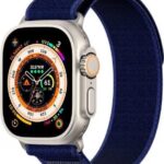 Siksniņa Dux Ducis  Sport Velcro Strap for Apple Watch 42/44/45/46/49MM Blue