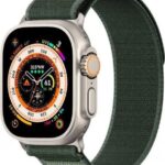 Siksniņa Dux Ducis  Sport Velcro Strap for Apple Watch 42/44/45/46/49MM Green