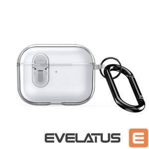 Headphone case Dux Ducis Apple AirPods Pro 3 PECL Series PC+TPU Cover with Hook Clear