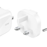 Adapter Belkin  BOOSTCHARGE 100w 2C1A Wall Charger with interchangable plug tips UK, EU, US White