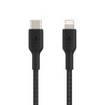 Kaabel Belkin  Belkin BOOST CHARGE USB-C to Lightning Cable, Braided, 1M Black