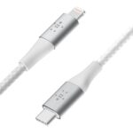 Kabelis Belkin  BOOST CHARGE  USB-C to Lightning Cable, Braided, 1M White