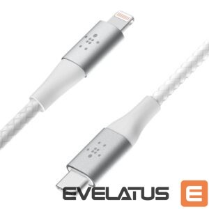 Kabelis Belkin  BOOST CHARGE  USB-C to Lightning Cable, Braided, 1M White
