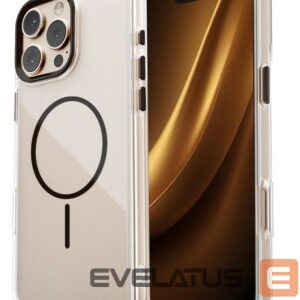 Tagakaaned iLike Apple iPhone 17 Pro 6,3 Clear Thin Mag case Transparent Black