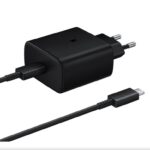 Adaptrid Samsung  EP-TA845EBE + EP-DW767JBE Samsung 45W Travel Charger + USB-C/USB-C Data Cable Black (OOB Bulk) Black