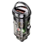 Autolaadijad Wozinsky  65W Car Charger USB-C PD 65W | USB-A 45W QC 3.0 Black