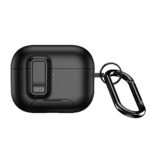 Dėklai ausinėms Dux Ducis Apple AirPods Pro 3 PECQ Series PC+TPU Cover with Hook Black
