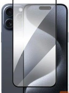 Protective glass Evelatus Apple iPhone 16 Pro Max 2.5D Full Cover Glass Anti-Static Light Black