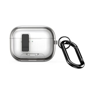 Maciņš austiņām Dux Ducis Apple AirPods Pro 3 PECR Series PC+TPU Cover with Hook Grey